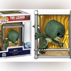 Funko Pop! Deluxe The Lizard Figure with Green and Gold Accents